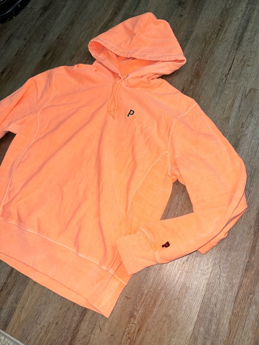Victoria’s Secret PINK • Florescent Coral Hoodie - Picture 6 of 9